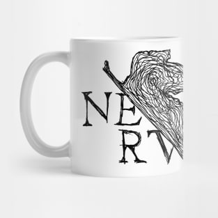 Dark and Gritty NERV logo Mug